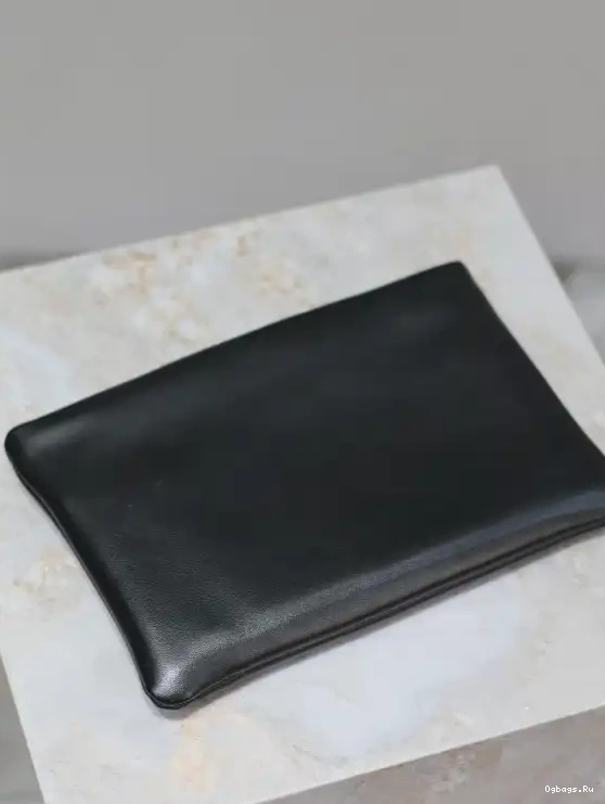 LAMBSKIN SMALL YSL POUCH CALYPSO IN 0703
